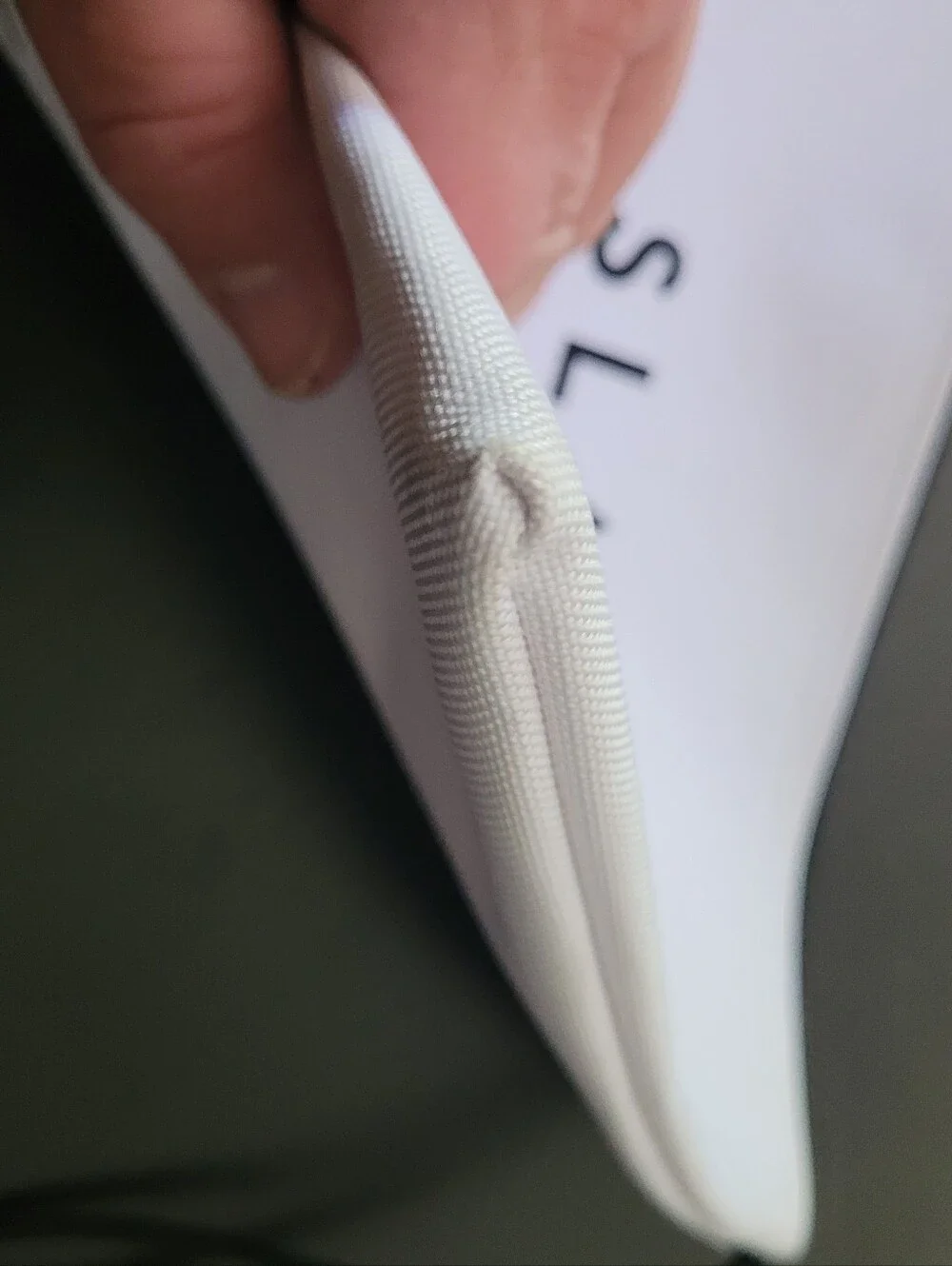 Milly White 'Slay All Day' Wristlet Pouch